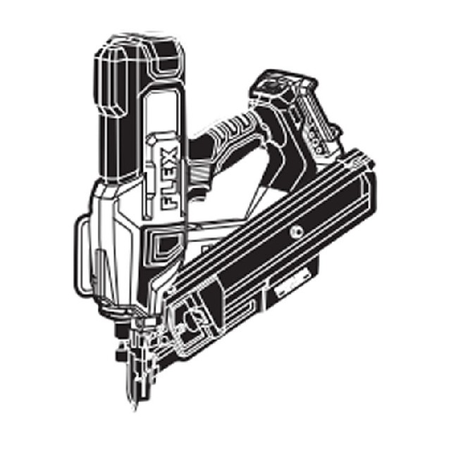德國(guó)Flex 無刷30度框架釘槍 FX4351B